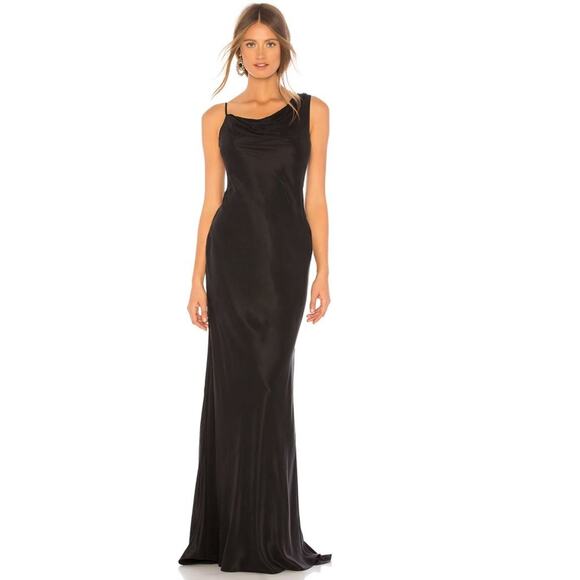 NBD Anvi Black Gown NWT Size Small - Picture 1 of 3